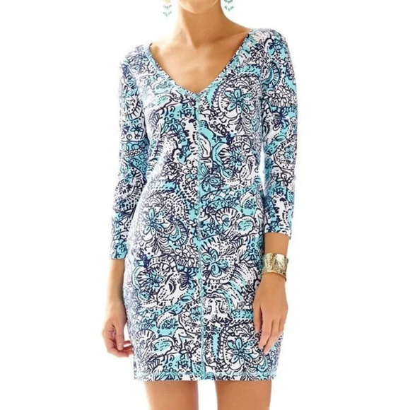 Lilly Pulitzer Dresses & Skirts - Lilly Pulitzer Juliet Dress Hippy Shake S